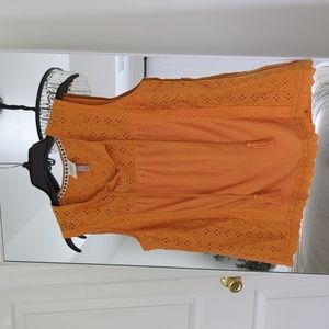 Knox Rose Women's Eyelet Top